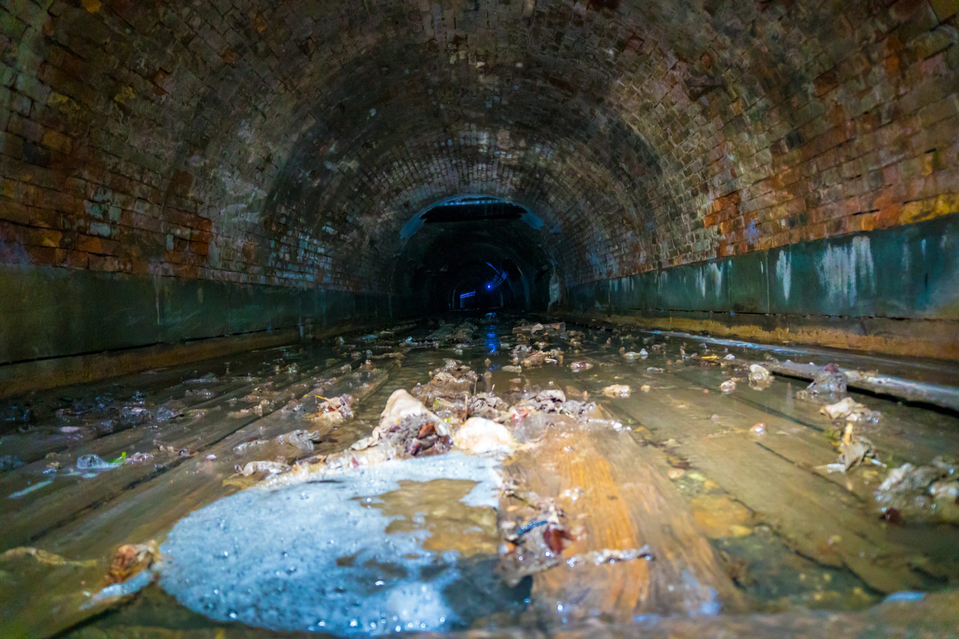 underground sewer