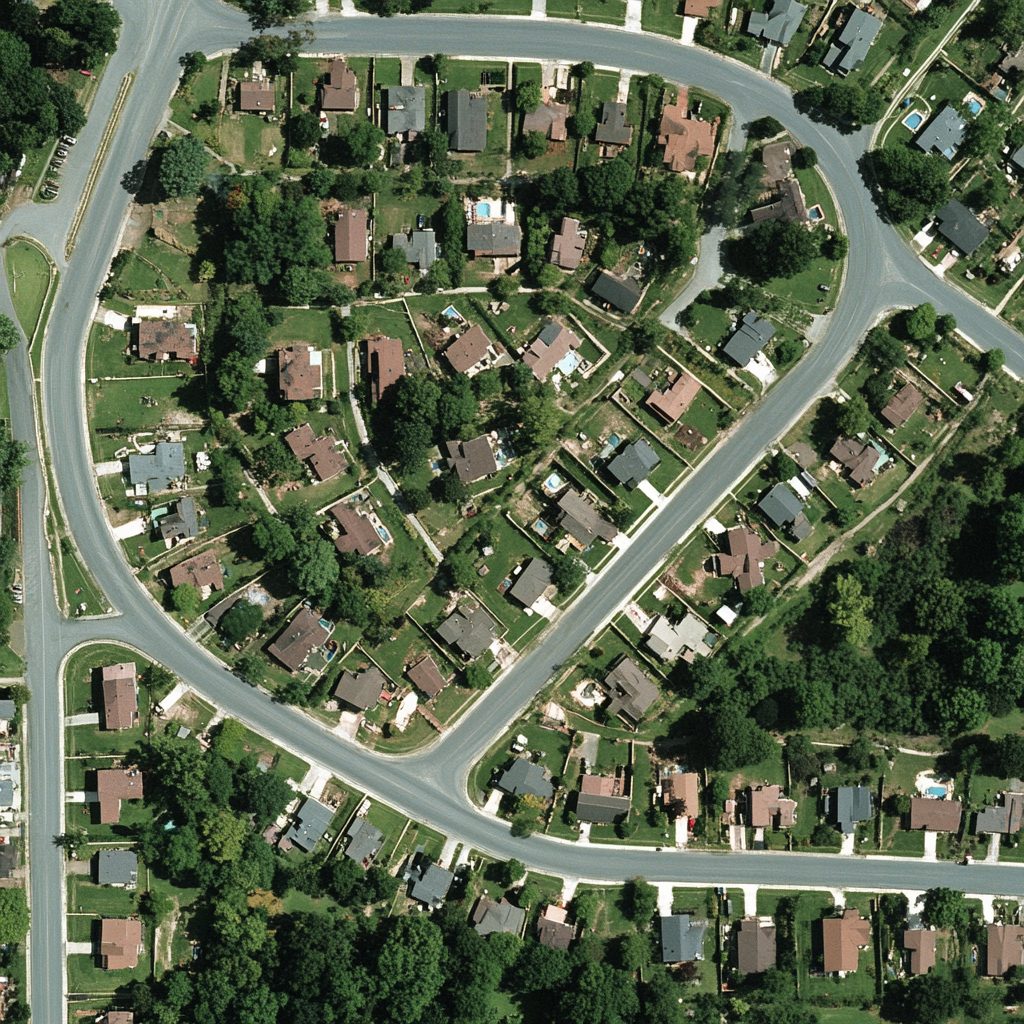 Satellite View of Neighborhood - Asterra