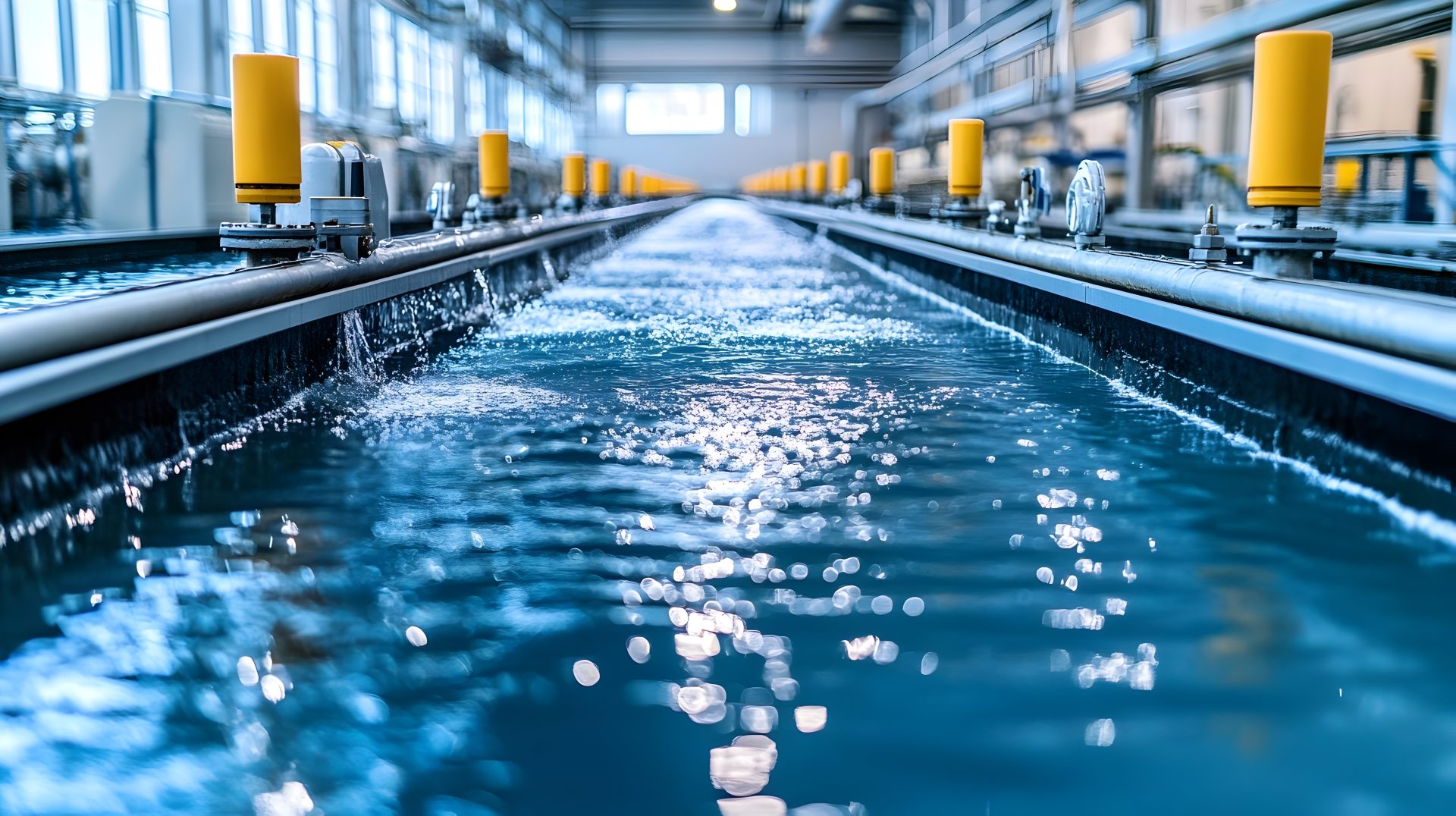 Cutting Edge Water Distribution Center with IoT Powered Real Time Data Analysis Optimizing Infrastructure Efficiency and Sustainability through Smart Utilities
